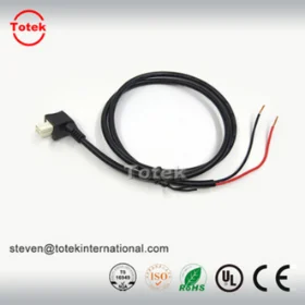 TE 1-1586019 VAL-U-LOK V0 4Pin female right angle pitch 4.2mm overmolded mini fit customized wire harness